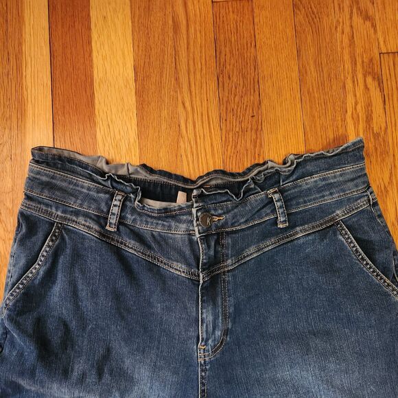 Kut From The Kloth Reese High Rise Ankle Light Soft Summer Paper Bag Jeans Sz 14 - Picture 4 of 9